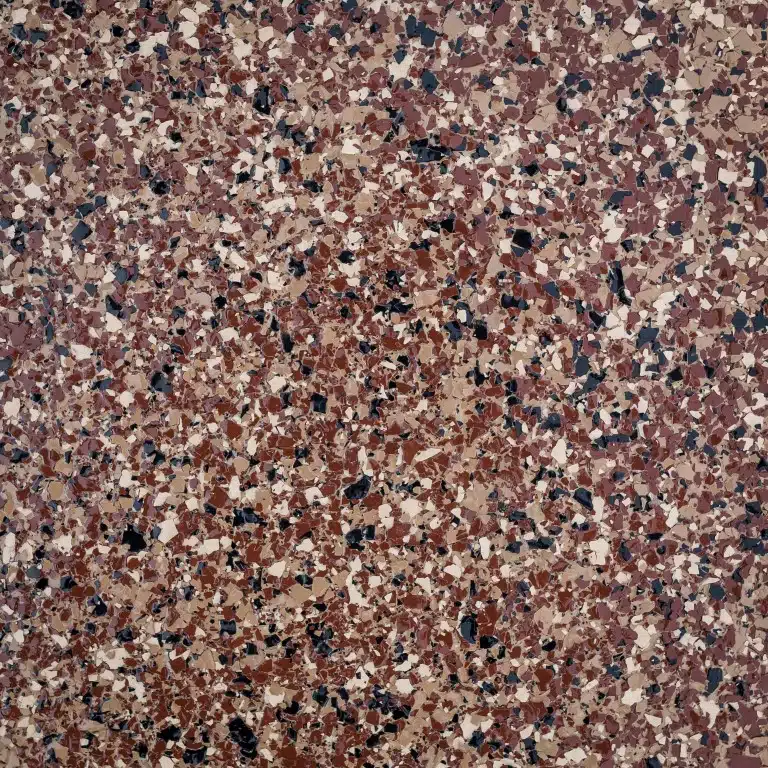 Chestnut concrete coating color sample